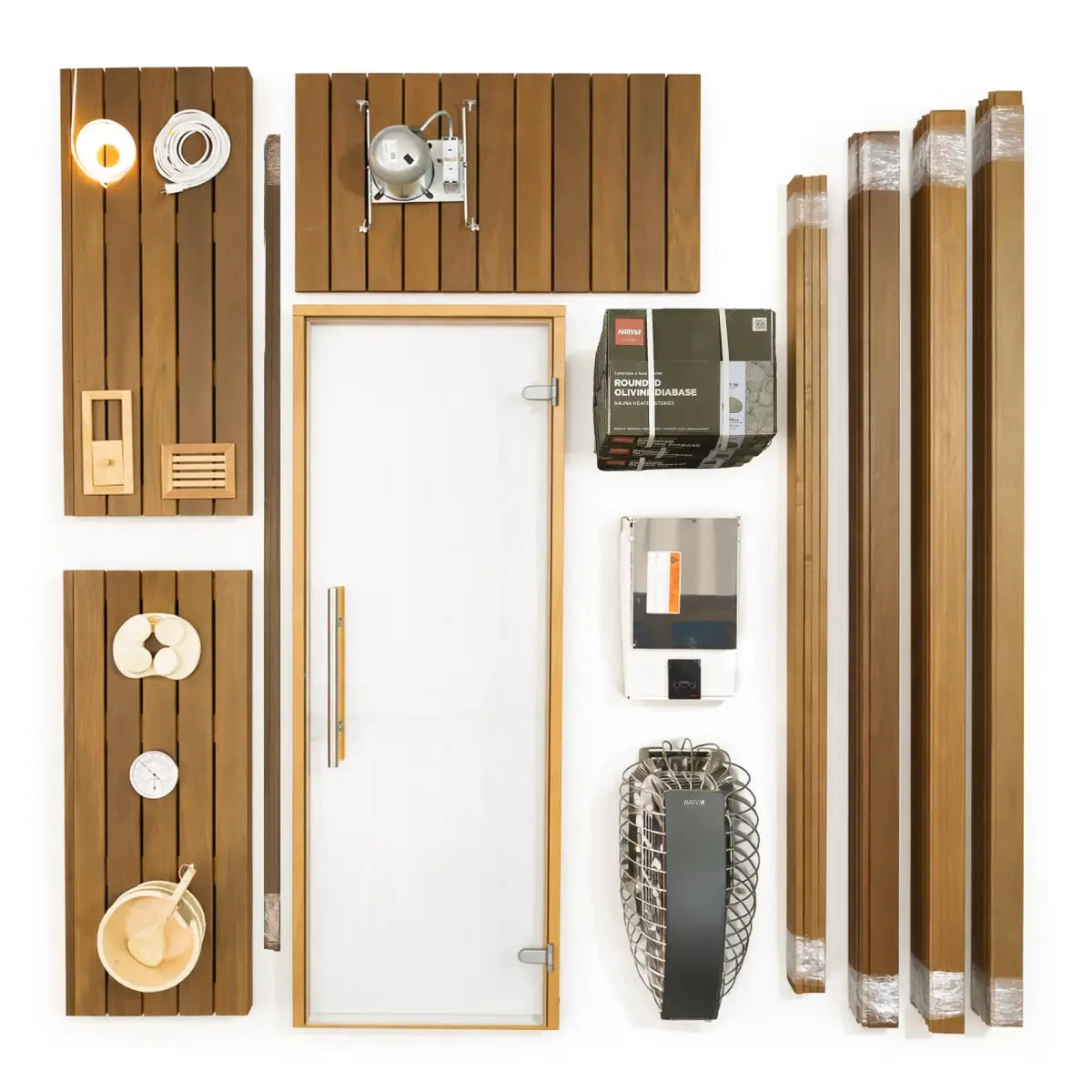 Custom Indoor Sauna Room - 5' x 6' x 8' - Finnish Sauna Builders