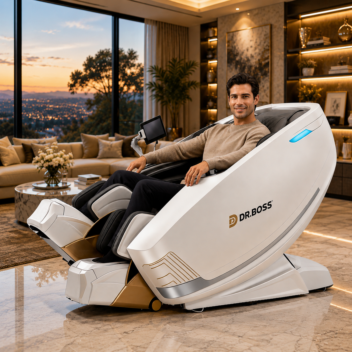 Dr. Boss FJ-9000 AI 4D Robotic Massage Chair